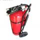 30 KG DCP Fire Extinguisher , Powder Coating Red Fire Extinguisher Trolley Units