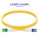 Fiber Optic Cable LC/APC~LC/UPC Single Mode Duplex Core OS2 LSZH customize