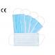 Soft Face Cover Blue Non Woven Disposable Face Masks 50pcs 3 Ply With Elastic Earloop