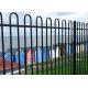2.4mL* 1.8mH Black Steel Fence For Home / School Beautiful Appearance