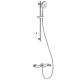 Bathroom Handshower Slider Bar Wall-mounted Bath Shower Brass Chrome Faucet Set ARROW F2C9028C