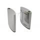 Smart Flap Barrier Gate , Silver RS232 Interface Automatic Turnstile Gate