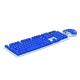 Mechanical Keyboard And Mouse Blue Color , Gaming Mouse And Keyboard Wireless