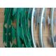 0.5mm 2mm Green Razor Wire PVC Coated