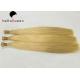 613# Golden Blonde Full Ending Flat Tip Hair Extensions For Women