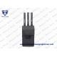 Black GPS Signal Jammer 360 Degree Jamming With Operating Zone Up To 15m