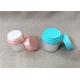 Pink / White / Blue Acrylic Lotion Bottle Double Wall Design No Dip Tube