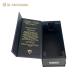 Custom Wine Paper Box Gold Foil Magnetic Closure Wine Boxes Single Champagne Glass Wine Bottle Gift Box Packaging