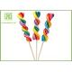 Biodegradable Wooden Lollipop Sticks With Ball Hot Stamping Logo Printed