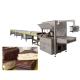 400kg/H 3 Temperature Zones Chocolate Coating Line For Pure Chocolate