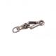 Zinc Alloy Chrome Plated Trigger Snap Hook Diecast Scissor Snap Hook For Dog Leashes / Bag