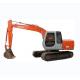 Pre Owned Hitachi EX120-5 Excavator 20T 1M Bucket 90 kW Power 4300 Working Hours Red Color 90% New Undercarriage
