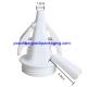 White pp ABS adapters for breast milk bag and pump, connect pump with bag together