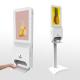 Public Place Automatic Touchless Hand Sanitizer Digital Signage