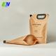 Top Spout Biodegradable Liquid Bag 250ml Spout Pouch Clear Stand Up Water Pouch