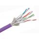 305M Bare Copper Cat 7 Network Cable , 600Mhz Frequency Cat 7 Outdoor Cable