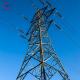 50m Angular Electric Transmission Tower , Q345b High Tension Wire Tower