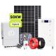 Complete Hybrid Grid Solar Energy System 50KW PV 20KW 40KW 50KW 100KW Hybrid Solar System