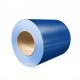 Galvanized PPGI Steel Color Coated Coils Blue 0.35mm 0.37mm 1250mm