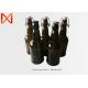 Logo Embossed Glass Beer Bottles Non Toxic Material Work With Filling Machine