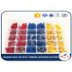 Insulated Red Yellow Blue Assorted Terminal Assortment Kit KLI-9853412 480 Pcs