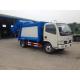 Mini swing arm garbage truck skip loader truck arm roll container refuse truck 3-4cbm