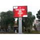 SMD3535 Full Color IP65 P10mm Street Pole Advertising Boards