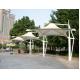 Light Steel Canopies Q235 PVDF Tensile Membrane Structure PTFE Landscape Shed