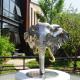Custom Stainless Steel Cast Elephant Head Sculpture for Wholesale