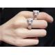 18k White Gold 137 Diamonds Panthere De Cartier Ring Wish Jewelry China