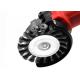 High Performance Wheel Brushes Knotted Shank Mounted 100mm OD for Derusting