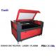 Red Color CO2 Laser Engraving Machine with Leetro Control System For Acrylic / Wood