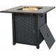 30 Inch Patio Heater Round Large Outdoor Natural Gas Firepit Square