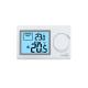 White Color Shell Digital Non Programmable Heating Room Thermostat for HVAC System