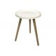 5KG Height 50cm White Side Table With PP Top