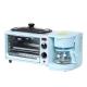 Electric Oven Coffee Machine Frying Pan 3-In-1 Breakfast Maker With Customized Logo