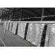 8'x12' chain link fence panels for semi contruction site mesh 3 x 3 x 12gauge ASTM392 hang with barb wire