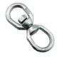 Food Beverage Processing Galvanized Carbon Steel Swivel Chain For Rigging