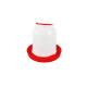 Tradition Plastic Automatic Rooster 5L Drinking Devices Cone Shape Cylindrical Water Feeder Long Lasting