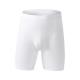 White Compression Mens Cotton Boxer Shorts Underwear Soft Cotton Lengthened Legs Abrasive Pants