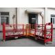 Customized 90 degree Red Suspended Working Platform for the Chimney Wall Painting