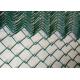 10 Gauge 6ft Gi Chain Link Wire Mesh Green Pvc Coated Galvanised Steel Chain Link Fencing