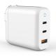 ABS PC Tablet 65W 3 Ports Fast Charging GAN Wall Charger