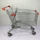 Large Capacity Supermarket Trolley 240L European Style Handcart For Family Shopping Metal Basket with Children Seat
