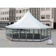 Aluminum Material High Peak Tents Glass Sidewalls For Meeting / Exhibition