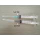 0.2ml 0.5ml 2ml Luer Lock Luer Slip Two Part Syringes With White Transparent Plunger