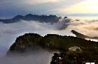 Clouds over Lushan Mountain