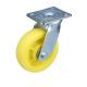 Industrial Caster Trolley with Swivel Plate and Zinc Plated PVC Furniture Caster Wheel