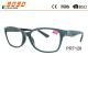 Hot sale style reading glasses with plastic blue frame ,suitable for women