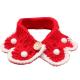 Factory Direct Sales Cat, Dog And Rabbit Wool Knitted Collar Towel Cute Christmas Ornaments Saliva Scarf